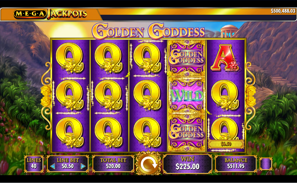 MegaJackpots Golden Goddess Casino Jackpot Game Atlantic Lottery